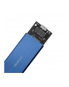 qoltec Obudowa | kieszeń na dysk M.2 SSD | SATA | NGFF | USB 3.0 | Superspeed 5Gb/s | 2TB | Niebieska - nr 6