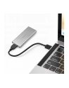 qoltec Obudowa | kieszeń na dysk M.2 SSD | SATA | NGFF | USB 3.0 | Superspeed 5Gb/s | 2TB | Srebrna - nr 10