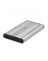 qoltec Obudowa | kieszeń do dysków HDD SSD 2.5' SATA3 | USB 3.0 | Srebrna - nr 1