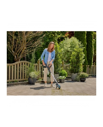 GARD-ENA cordless joint brush EasyWeed 1800/18V P4A solo, weed remover (grey/turquoise, without battery and charger, POWER FOR ALL ALLIANCE)