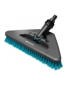 GARD-ENA Cleansystem handle brush hard flex, washing brush (grey/turquoise, 360 swivel joint) - nr 8