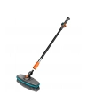 GARD-ENA Cleansystem washing set soft with handle S, washing brush (grey/turquoise, working width 27cm) - nr 6