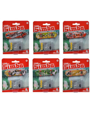 Deskorolka mini 6 wzorów mix Simba