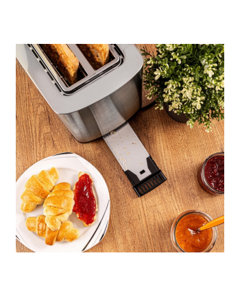 Rommelsbacher Toaster Sunny TO 850 (stainless steel/Kolor: CZARNY, 800 watts, for 2 slices of toast)