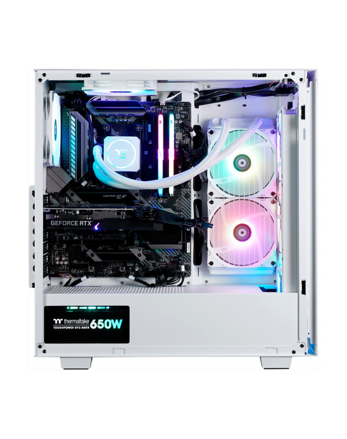 Thermaltake Kallisto White, gaming PC (Kolor: BIAŁY/transparent, Windows 11 Home 64-bit) główny