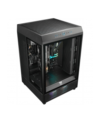 Thermaltake Triton Black, gaming PC (Kolor: CZARNY/transparent, Windows 11 Home 64-bit)