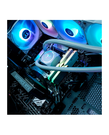 Thermaltake Hyperion V2 Snow, gaming PC (Kolor: BIAŁY/transparent, Windows 11 Home 64-bit)