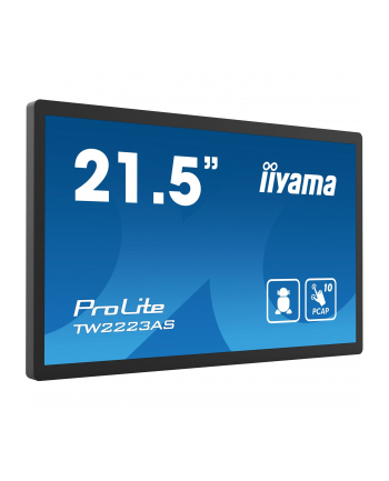 iiyama ProLite TW2223AS-B1, Public Display (Kolor: CZARNY (matt), FullHD, System Android, touchscreen)