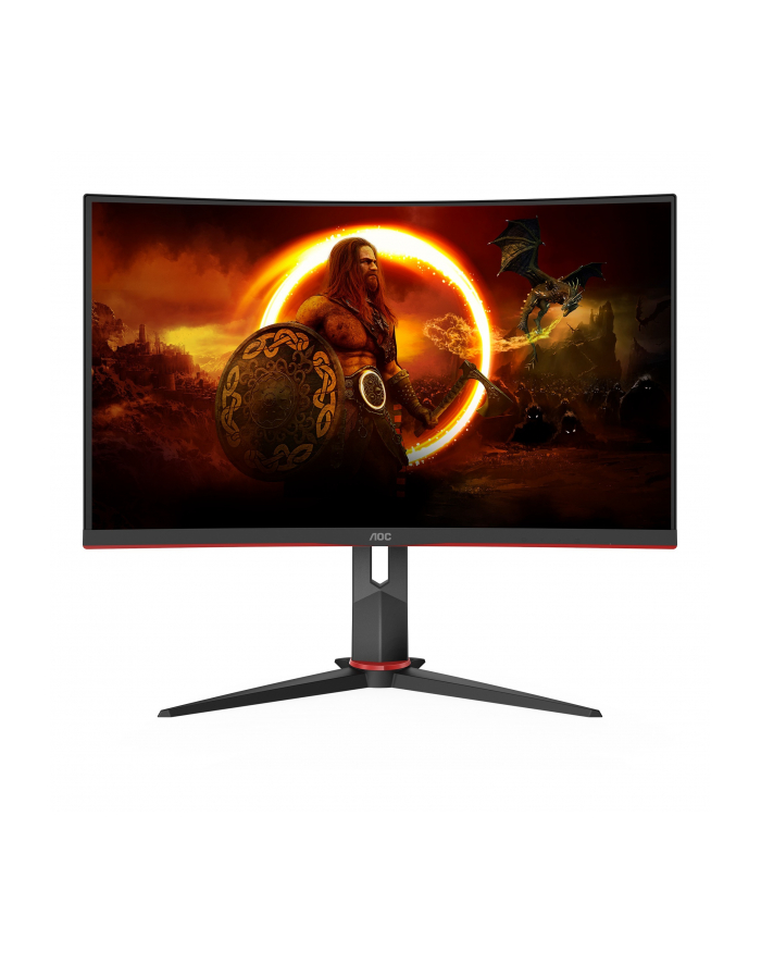 AOC GAMING CQ27G2S/BK, gaming monitor - 27 - Kolor: CZARNY, QHD, VA, adaptive sync, 165 Hz panel główny