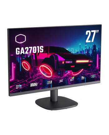 Cooler Master GA2701S, gaming monitor - 27 -  Kolor: CZARNY, FullHD, IPS, Adaptive-Sync, 100Hz panel