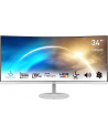 MSI PRO MP341CQWD-E, LED monitor (86 cm (34 inches), Kolor: BIAŁY, WQHD, VA, curved, 100Hz panel) - nr 1