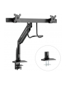 HAGOR gas lift arm dual, monitor holder (Kolor: CZARNY) - nr 8