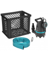 GARD-ENA dirty water submersible pump 10500 BASIC, flood set, submersible/pressure pump (Kolor: CZARNY/turquoise, 400 watts, including hose connection, storage box) - nr 5
