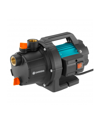 GARD-ENA garden pump 3000/4 BASIC (turquoise/Kolor: CZARNY, 600 watts)