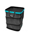 GARD-ENA Rectangular PopUp garden waste bag, size M (Kolor: CZARNY/turquoise, 127 liters) - nr 30