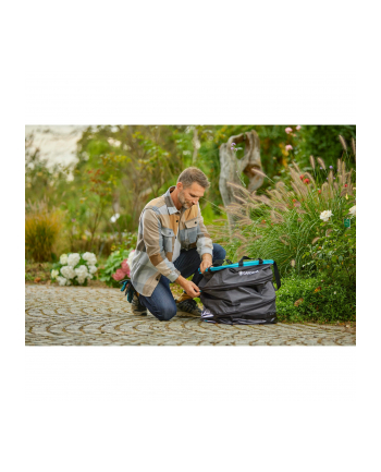 GARD-ENA Rectangular PopUp garden waste bag, size M (Kolor: CZARNY/turquoise, 127 liters)