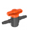 GARD-ENA drip system shut-off valve 4.6mm (3/16), regulating valve (grey/orange, 2 pieces) - nr 1