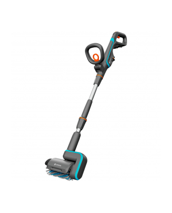 GARD-ENA cordless multi-cleaner AquaBrush Patio 18V P4A solo, hard floor cleaner (grey/turquoise, without battery and charger, POWER FOR ALL ALLIANCE)