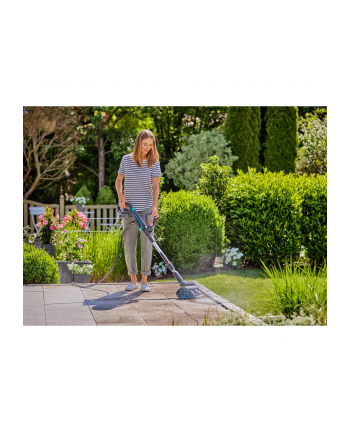 GARD-ENA cordless multi-cleaner AquaBrush Patio 18V P4A solo, hard floor cleaner (grey/turquoise, without battery and charger, POWER FOR ALL ALLIANCE)