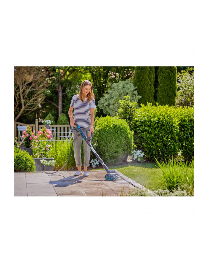 GARD-ENA cordless multi-cleaner AquaBrush Universal 18V P4A solo, hard floor cleaner (grey/turquoise, without battery and charger, POWER FOR ALL ALLIANCE) główny