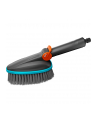 GARD-ENA Cleansystem hand brush M soft, washing brush (grey/turquoise, all-round soft plastic strip) - nr 1