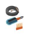 GARD-ENA Cleansystem bicycle washing set, washing brush (grey/turquoise, incl. 10 soap sticks, hose, cleaning syringe) - nr 16