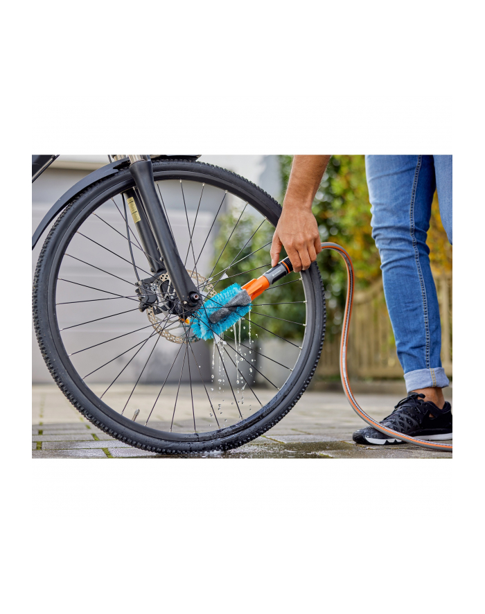 GARD-ENA Cleansystem bicycle brush set, washing brush (grey/turquoise, incl. 10 soap sticks) główny