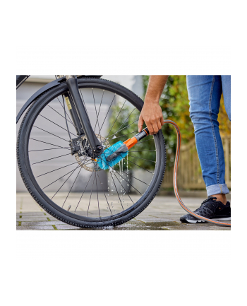 GARD-ENA Cleansystem bicycle brush set, washing brush (grey/turquoise, incl. 10 soap sticks)