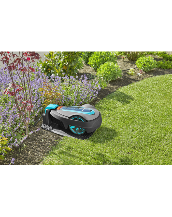 GARD-ENA robotic lawnmower smart SILENO city 400m? set (grey/turquoise, Li-ion battery 2.0Ah, with smart gateway, LONA technology) główny