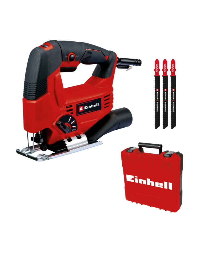 Einhell jigsaw TC-JS 80/1 kit (red/Kolor: CZARNY, 550 watts, incl. case ' accessories) główny