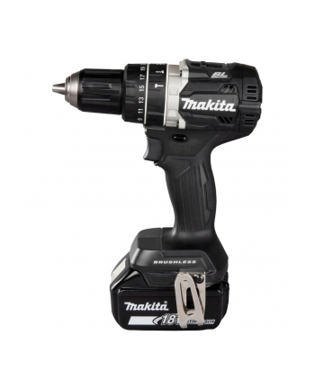 Makita cordless impact drill DHP484T4JB, 18 volts, special color (Kolor: CZARNY, 4x Li-ion battery 5.0Ah, MAKPAC size 2)