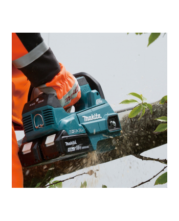 Makita Top Handle cordless chainsaw DUC256Z, 36Volt (2x18V), electric chainsaw (blue/Kolor: CZARNY, without battery and charger)