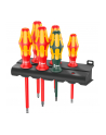 Wera 160 i/168 i/6 screwdriver set Kraftform Plus Series 100 + rack (red/yellow, 6 pieces, with laser tip) - nr 1