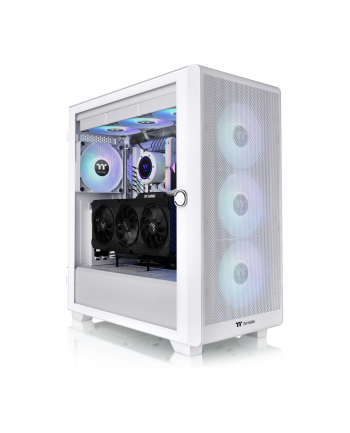 Thermaltake S250 ARGB, tower case (Kolor: BIAŁY, tempered glass)