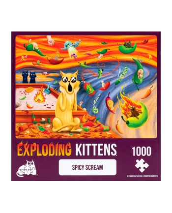 Asmodee Puzzle Exploding Kittens - Spicy Scream (1000 pieces)