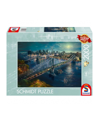 Schmidt Spiele Thomas Kinkade Studios: Moon over Manhattan, puzzle (1000 pieces)