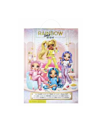 MGA Entertainment Rainbow High Junior High PJ Party - Sunny (Yellow), doll