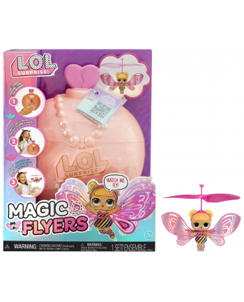 MGA Entertainment LOL Surprise Magic Flyers - Flutter Star (Pink Wings), doll