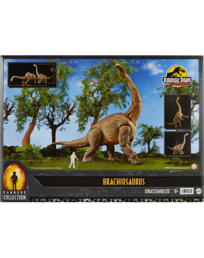 Mattel Jurassic World Hammond Collection Brachiosaurus Toy Figure główny