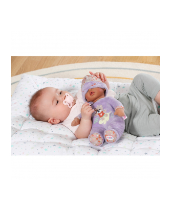 ZAPF Creation BABY born Sleepy for babies purple 30cm, doll (with rattle inside)