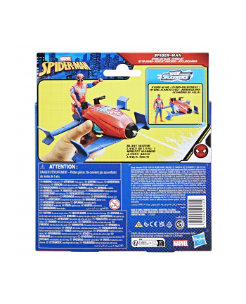 Hasbro Marvel Epic Hero Series Spider-Man Jet Splasher Toy Figure (Red/Blue)