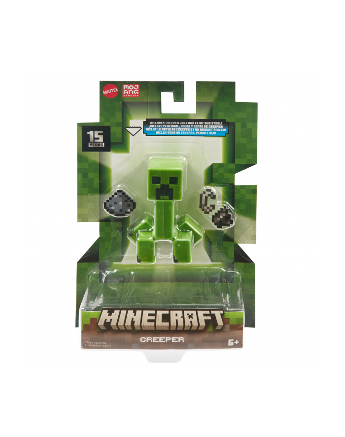 Mattel Minecraft 8 cm figure Creeper, toy figure główny