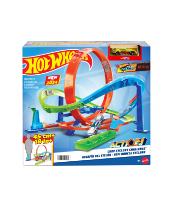 Hot Wheels Loop Cyclone Challenge, race track