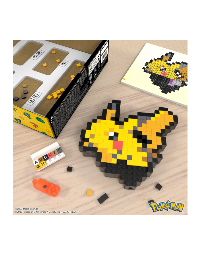 megabloks Mattel MEGA Pokémon Pikachu Pixel Art, construction toy główny