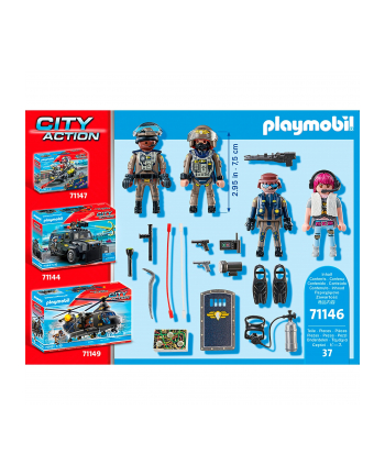 PLAYMOBIL 71146 City Action SWAT Figure Set, Construction Toy