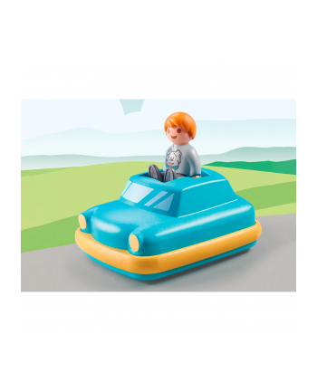 PLAYMOBIL 71323 1.2.3 Push ' Go Car, construction toy