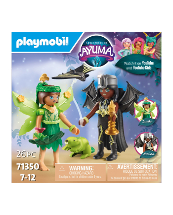 PLAYMOBIL 71350 Ayuma Forest Fairy ' Bat Fairy with spirit animals, construction toy