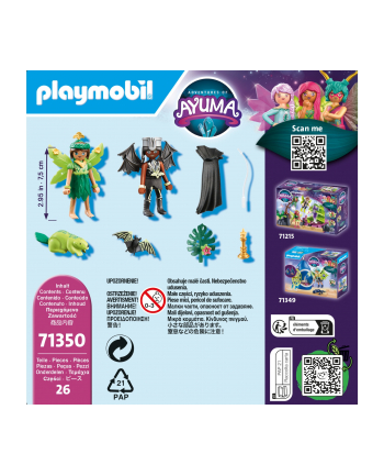 PLAYMOBIL 71350 Ayuma Forest Fairy ' Bat Fairy with spirit animals, construction toy