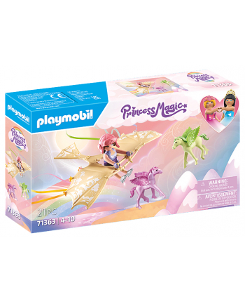 PLAYMOBIL 71363 Princess Magic Heavenly Excursion with Pegasus Foal, construction toy