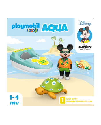 PLAYMOBIL 71417 1.2.3 ' Disney: Mickey's Boat Tour, construction toy